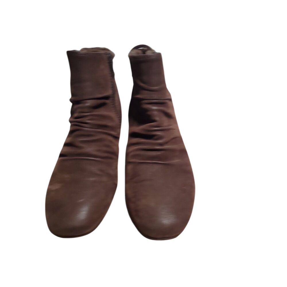 REBOUND Peanut women Ankle boots shoe 9.5 M brown faux leather upper Hidden Heel